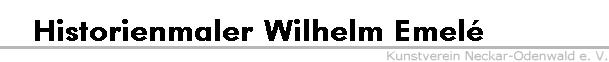 Historienmaler Wilhelm Emel 