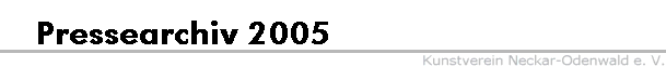 Pressearchiv 2005